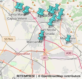 Mappa Viale Europa Loc Cantone, 81025 Marcianise CE, Italia (4.78765)