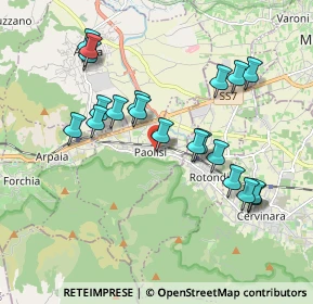 Mappa Via Roma, 82011 Paolisi BN, Italia (1.996)