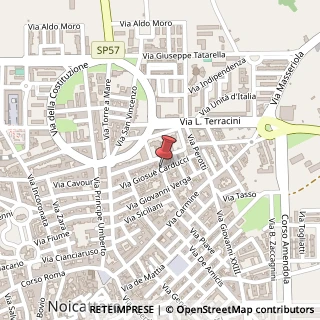 Mappa Via carducci giosue' 97, 70016 Noicàttaro, Bari (Puglia)