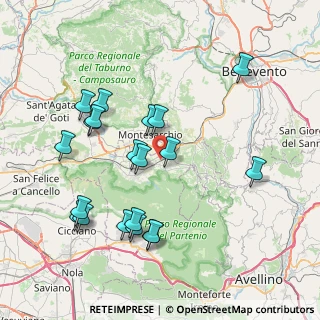 Mappa Via Puzano, 83018 San Martino Valle Caudina AV, Italia (8.7385)