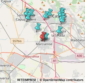 Mappa Via Giovanni Battista Novelli, 81025 Marcianise CE, Italia (4.02941)