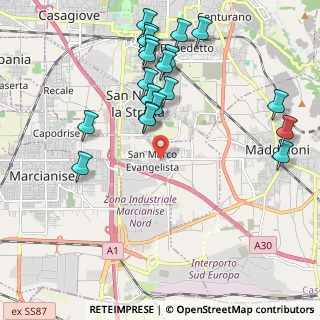 Mappa Via M. Cicala, 81020 San Marco Evangelista CE, Italia (2.443)