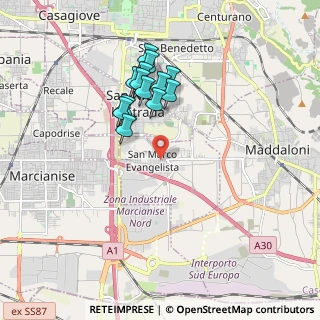 Mappa Via M. Cicala, 81020 San Marco Evangelista CE, Italia (1.74385)