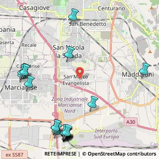 Mappa Via M. Cicala, 81020 San Marco Evangelista CE, Italia (3.363)