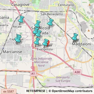 Mappa Via M. Cicala, 81020 San Marco Evangelista CE, Italia (2.08273)