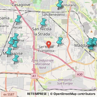Mappa Via M. Cicala, 81020 San Marco Evangelista CE, Italia (3.48067)