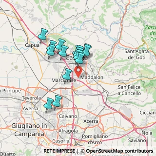 Mappa Via M. Cicala, 81020 San Marco Evangelista CE, Italia (6.17533)