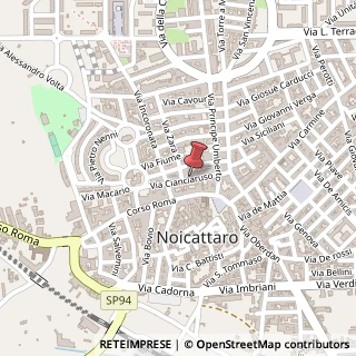 Mappa Via Cianciaruso, 34/A, 70016 Noicàttaro, Bari (Puglia)