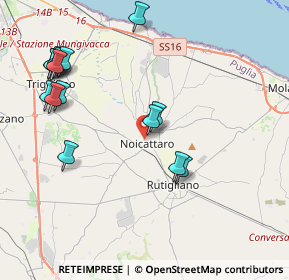 Mappa 70016 Noicattaro BA, Italia (4.89467)