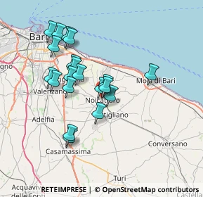 Mappa 70016 Noicattaro BA, Italia (6.784)