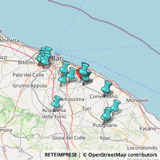 Mappa 70016 Noicattaro BA, Italia (13.65684)