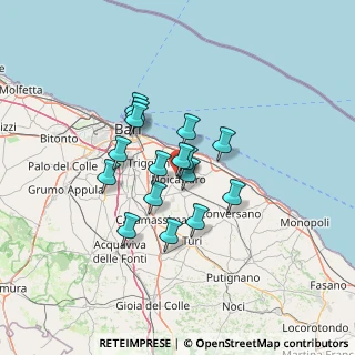 Mappa Via Capitano Sauro, 70016 Noicattaro BA, Italia (10.2875)