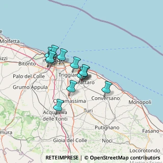 Mappa 70016 Noicattaro BA, Italia (10.65083)