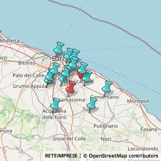 Mappa Via Capitano Sauro, 70016 Noicattaro BA, Italia (10.57563)