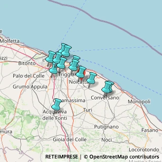 Mappa 70016 Noicattaro BA, Italia (10.98769)