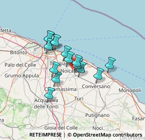 Mappa 70016 Noicattaro BA, Italia (10.49133)