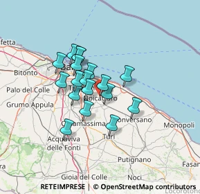 Mappa Via Capitano Sauro, 70016 Noicattaro BA, Italia (10.23611)