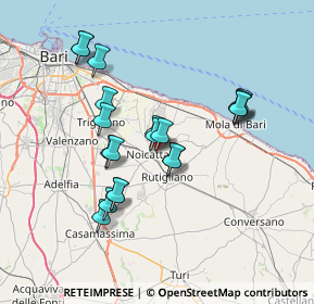 Mappa Via Edmondo de Amicis, 70016 Noicattaro BA, Italia (6.9105)