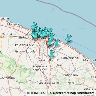 Mappa Via Vicinale La Lenza, 70010 Capurso BA, Italia (10.13333)