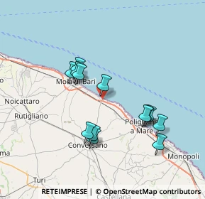 Mappa Contrada Ripagnola, 70042 Mola di Bari BA, Italia (7.23692)