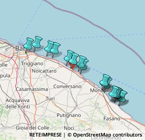 Mappa Contrada Ripagnola, 70042 Mola di Bari BA, Italia (16.37765)