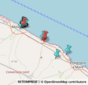Mappa Contrada Ripagnola, 70042 Mola di Bari BA, Italia (4.51)