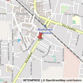 Mappa Via Napoli, 72, 81024 Maddaloni, Caserta (Campania)
