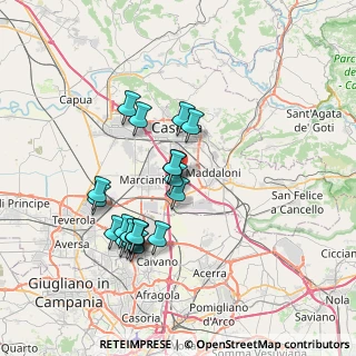 Mappa 81020 San Marco Evangelista CE, Italia (7.271)