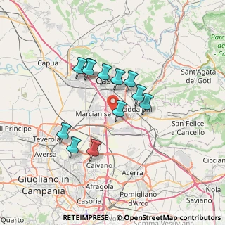 Mappa 81020 San Marco Evangelista CE, Italia (6.145)