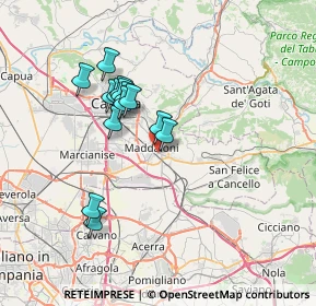 Mappa Via Santa Maria della Consolazione, 81024 Maddaloni CE, Italia (6.45714)