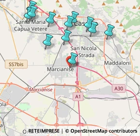 Mappa Via Francesco Durante, 81025 Marcianise CE, Italia (4.85083)