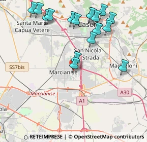 Mappa Via Francesco Durante, 81025 Marcianise CE, Italia (5.03294)