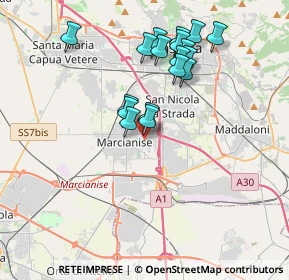 Mappa Via Francesco Durante, 81025 Marcianise CE, Italia (3.68667)