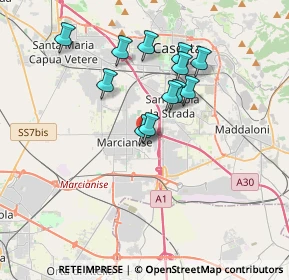 Mappa Via Francesco Durante, 81025 Marcianise CE, Italia (3.31083)