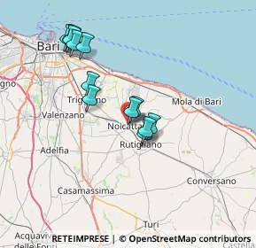 Mappa Via Pietro Nenni, 70016 Noicàttaro BA, Italia (6.7375)