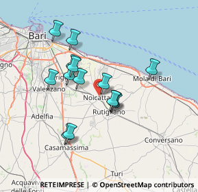 Mappa 70016 Noicàttaro BA, Italia (6.45357)