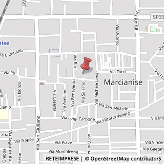 Mappa Via Taranto, 4, 81025 Marcianise, Caserta (Campania)