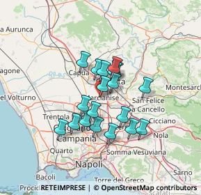Mappa Via Taranto, 81025 Marcianise CE, Italia (10.72474)