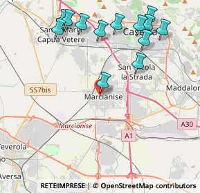 Mappa Via Taranto, 81025 Marcianise CE, Italia (5.25462)