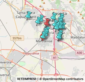 Mappa Via Taranto, 81025 Marcianise CE, Italia (3.0345)