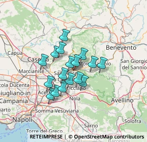 Mappa Contrada Rella, 82011 Forchia BN, Italia (10.08)
