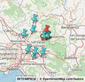 Mappa Contrada Rella, 82011 Forchia BN, Italia (9.58333)