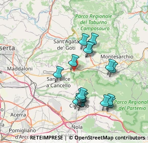 Mappa Contrada Rella, 82011 Forchia BN, Italia (7.30294)