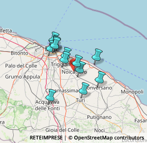 Mappa Via Macario, 70016 Noicàttaro BA, Italia (10.46769)