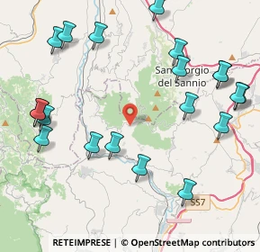 Mappa Via Tuoro, 83010 Torrioni AV, Italia (5.4455)