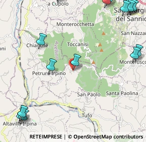 Mappa Via Tuoro, 83010 Torrioni AV, Italia (3.7495)
