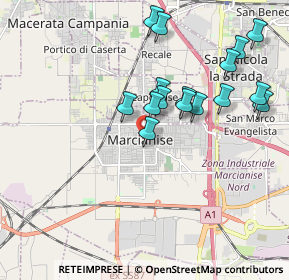Mappa Via F De Felice, 81025 Marcianise CE, Italia (1.98375)
