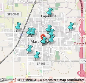 Mappa Via F De Felice, 81025 Marcianise CE, Italia (0.73833)