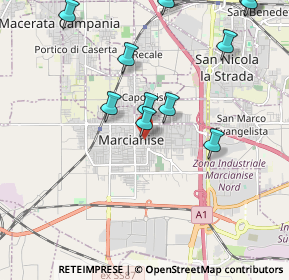 Mappa Via Francesco Gemma, 81025 Marcianise CE, Italia (2.68077)