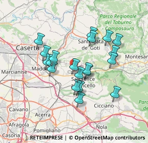 Mappa 81028 Santa Maria a Vico CE, Italia (6.5265)